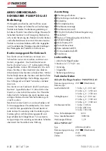 Preview for 6 page of Parkside PASSP 20-Li A1 Translation Of The Original Instructions