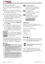 Preview for 14 page of Parkside PASSP 20-Li A1 Translation Of The Original Instructions