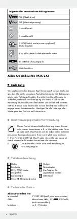 Preview for 6 page of Parkside PATC 2 A1 Operation And Safety Notes