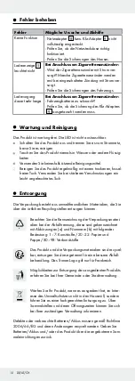 Preview for 10 page of Parkside PATC 2 A1 Operation And Safety Notes