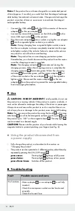 Preview for 16 page of Parkside PATC 2 A1 Operation And Safety Notes