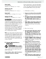 Preview for 35 page of Parkside PBH 1050 A1 Operation And Safety Notes