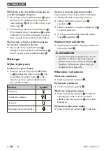 Preview for 73 page of Parkside PBH 1050 C3 Translation Of The Original Instructions