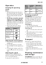 Предварительный просмотр 31 страницы Parkside PBH 1550 B2 Translation Of The Original Instructions