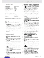 Preview for 6 page of Parkside PBSG 1 Operation And Safety Notes