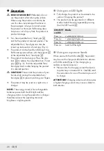 Preview for 21 page of Parkside PBSL 5000 B1 Operation And Safety Notes