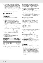 Preview for 57 page of Parkside PBSL 5000 B1 Operation And Safety Notes