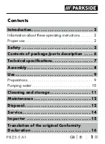 Preview for 4 page of Parkside PBZS 5 A1 Translation Of The Original Instructions