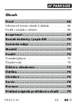 Предварительный просмотр 68 страницы Parkside PBZS 5 A1 Translation Of The Original Instructions