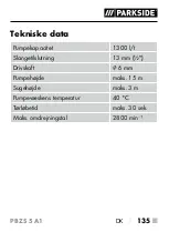 Предварительный просмотр 138 страницы Parkside PBZS 5 A1 Translation Of The Original Instructions