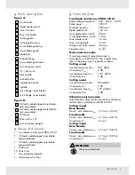 Предварительный просмотр 5 страницы Parkside PDBG 125 A1 Operation And Safety Notes