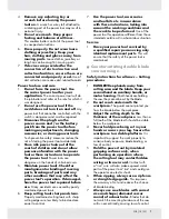 Предварительный просмотр 7 страницы Parkside PDBG 125 A1 Operation And Safety Notes