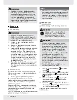 Предварительный просмотр 10 страницы Parkside PDBG 125 A1 Operation And Safety Notes