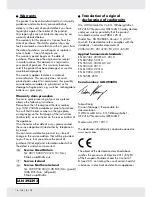 Предварительный просмотр 14 страницы Parkside PDBG 125 A1 Operation And Safety Notes