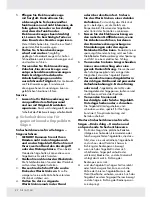 Предварительный просмотр 20 страницы Parkside PDBG 125 A1 Operation And Safety Notes