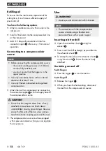 Preview for 15 page of Parkside PDBS 1800 A1 Translation Of The Original Instructions