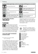 Предварительный просмотр 19 страницы Parkside PDBS 2200 A2 Operation And Safety Notes