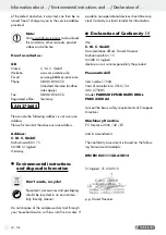 Предварительный просмотр 39 страницы Parkside PDBS 2200 A2 Operation And Safety Notes