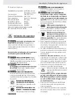 Preview for 14 page of Parkside PDFP 500 A1 -  5 Operation And Safety Notes