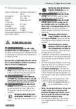 Предварительный просмотр 15 страницы Parkside PDFP 500 A1 Operation And Safety Notes