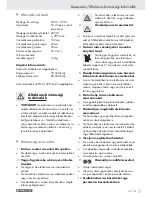 Preview for 25 page of Parkside PDOS 200 A1 -  4 Operation And Safety Notes