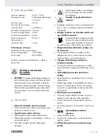 Предварительный просмотр 33 страницы Parkside PDOS 200 A1 -  4 Operation And Safety Notes