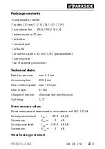 Предварительный просмотр 8 страницы Parkside PDRS 6.3 B2 Translation Of The Original Instructions