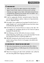 Preview for 46 page of Parkside PDRS 6.3 B2 Translation Of The Original Instructions