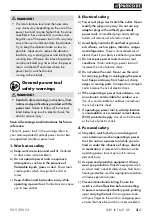 Preview for 6 page of Parkside PDS 290 C3 Translation Of The Original Instructions