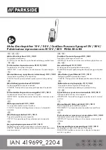 Parkside PDSA 20-Li B2 Translation Of The Original Instructions preview