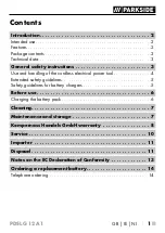 Preview for 6 page of Parkside PDSLG 12 A1 Original Instructions Manual