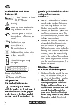 Preview for 6 page of Parkside PDSLG 20 B1 Translation Of The Original Instructions