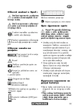 Preview for 59 page of Parkside PDSLG 20 B1 Translation Of The Original Instructions