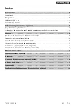 Preview for 4 page of Parkside PDSP 1000 E6 Translation Of The Original Instructions