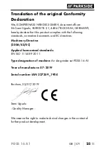 Preview for 28 page of Parkside PDSS 16 A1 Translation Of The Original Instructions