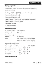 Preview for 34 page of Parkside PDSS 16 A1 Translation Of The Original Instructions