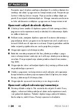 Preview for 37 page of Parkside PDSS 16 A1 Translation Of The Original Instructions