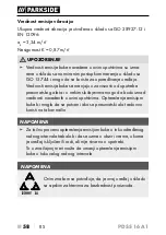 Preview for 61 page of Parkside PDSS 16 A1 Translation Of The Original Instructions