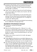 Preview for 178 page of Parkside PDSS 16 A1 Translation Of The Original Instructions