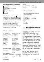 Preview for 7 page of Parkside PDSS 400 A1 Operation And Safety Notes