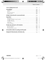 Preview for 5 page of Parkside PDSS C3 Operation And Safety Notes