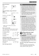 Preview for 7 page of Parkside PDSSA 20-Li B2 Original Instructions Manual