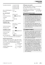 Preview for 57 page of Parkside PDSSAP 20-Li B3 Instructions Manual