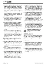 Preview for 154 page of Parkside PDSSAP 20-Li B3 Instructions Manual