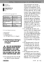 Предварительный просмотр 41 страницы Parkside PDST 10 A2 Operation And Safety Notes Translation Of The Original Instructions