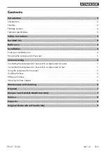 Preview for 4 page of Parkside PDST 10 B3 Translation Of The Original Instructions