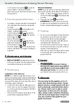 Preview for 26 page of Parkside PDT 40 C2 Operation And Safety Notes