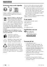 Preview for 160 page of Parkside PDT 40 H6 Translation Of The Original Instructions