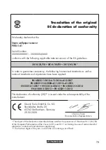 Предварительный просмотр 79 страницы Parkside PDTA 5 A1 Translation Of The Original Instructions