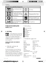 Preview for 52 page of Parkside PDTS 6.3 A1 Operation And Safety Notes